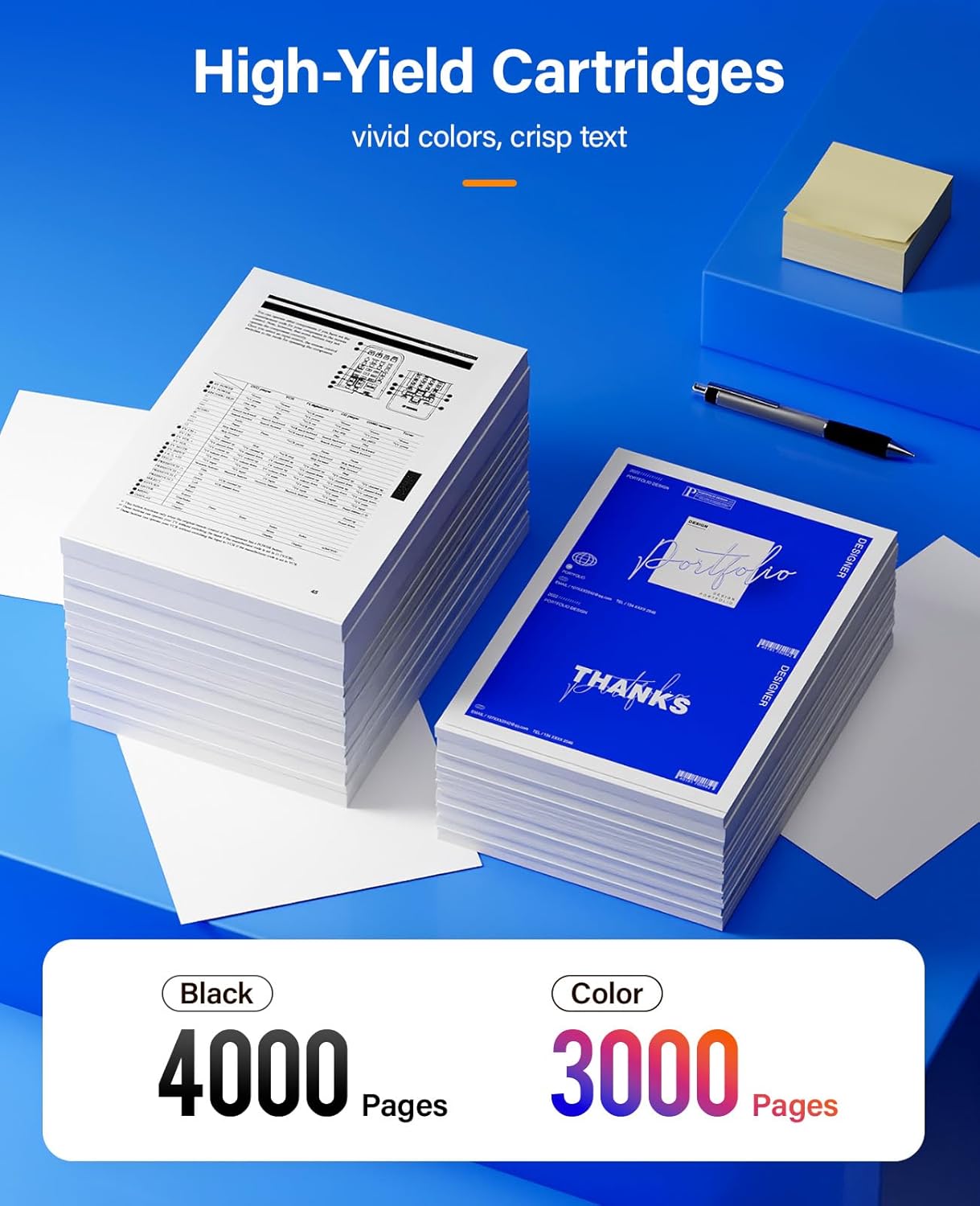 TK-5242 TK5242 Toner Cartridge Set 4-Pack High Yield Replacement for Kyocera 1T02R70US0 1T02R7CUS0 1T02R7BUS0 1T02R7AUS0 Compatible for Kyocera ECOSYS M5526cdn M5526cdw M5026cdn M5026cdw Printer Black