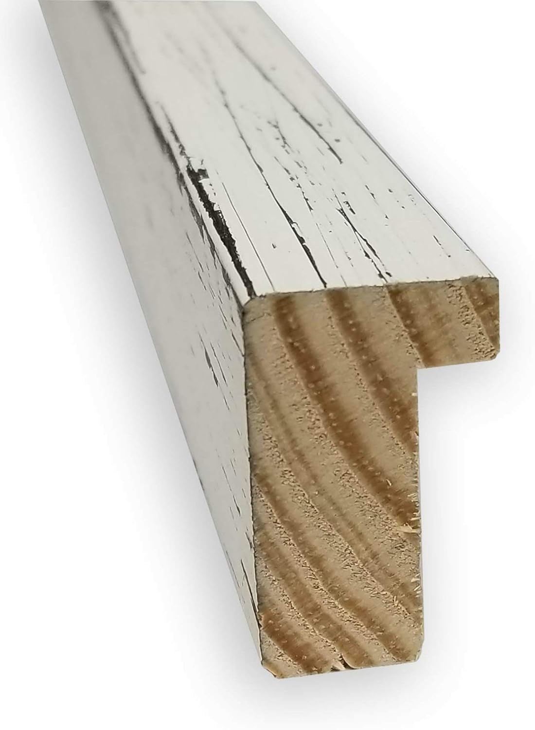 Amanti Art Natural Cork Board for Wall, 15x35 Vision Board with White Frame, Medium Corkboard Office Decor for Home Organization, Cottage Corkboard Pinboard to Display Items for Home Organization in