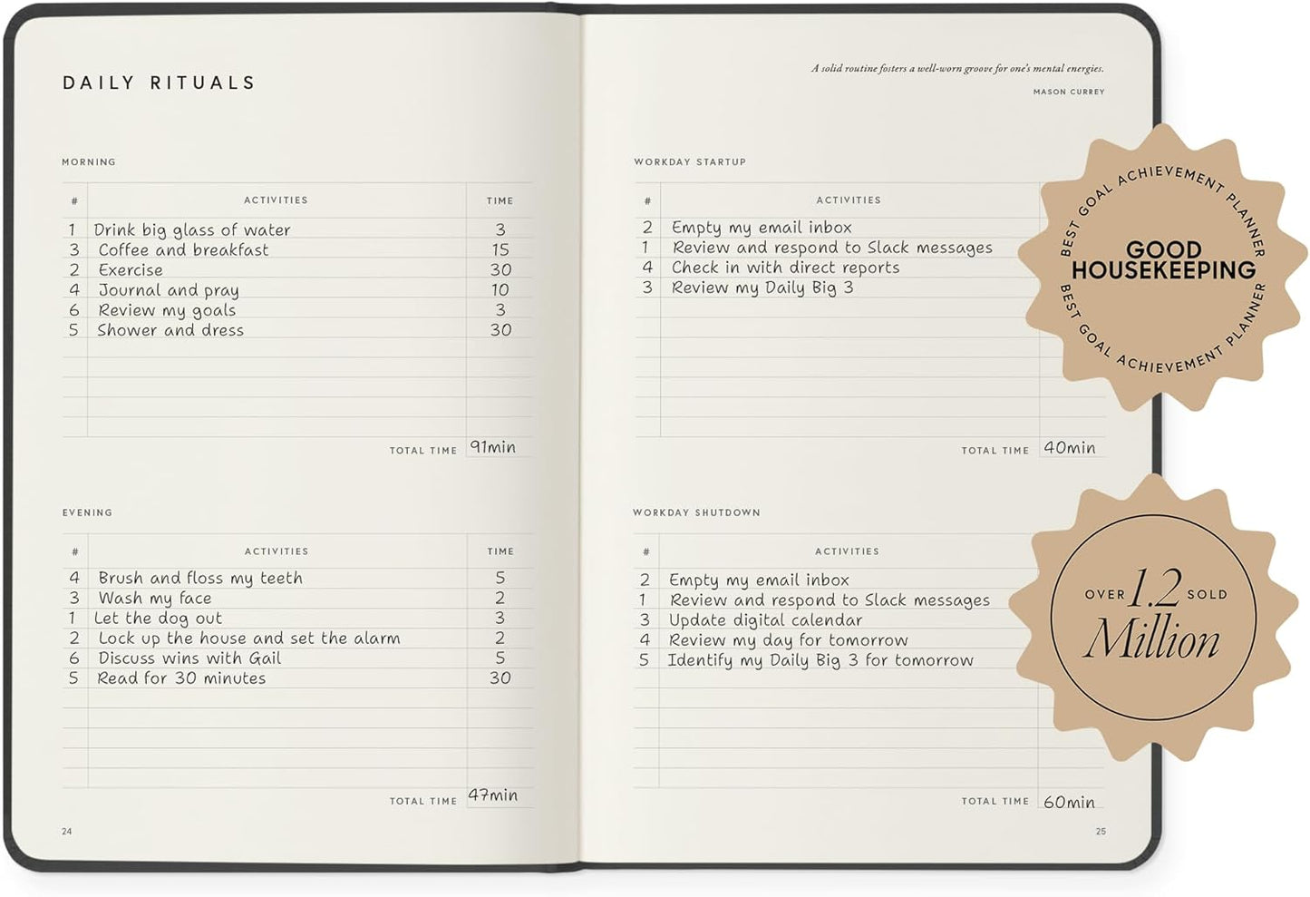 Full Focus Evergreen Linen Planner by Michael Hyatt - The #1 Daily Planner to Set Annual Goals, Increase Focus, Eliminate Overwhelm, and Achieve Your Biggest Goals - Hardcover