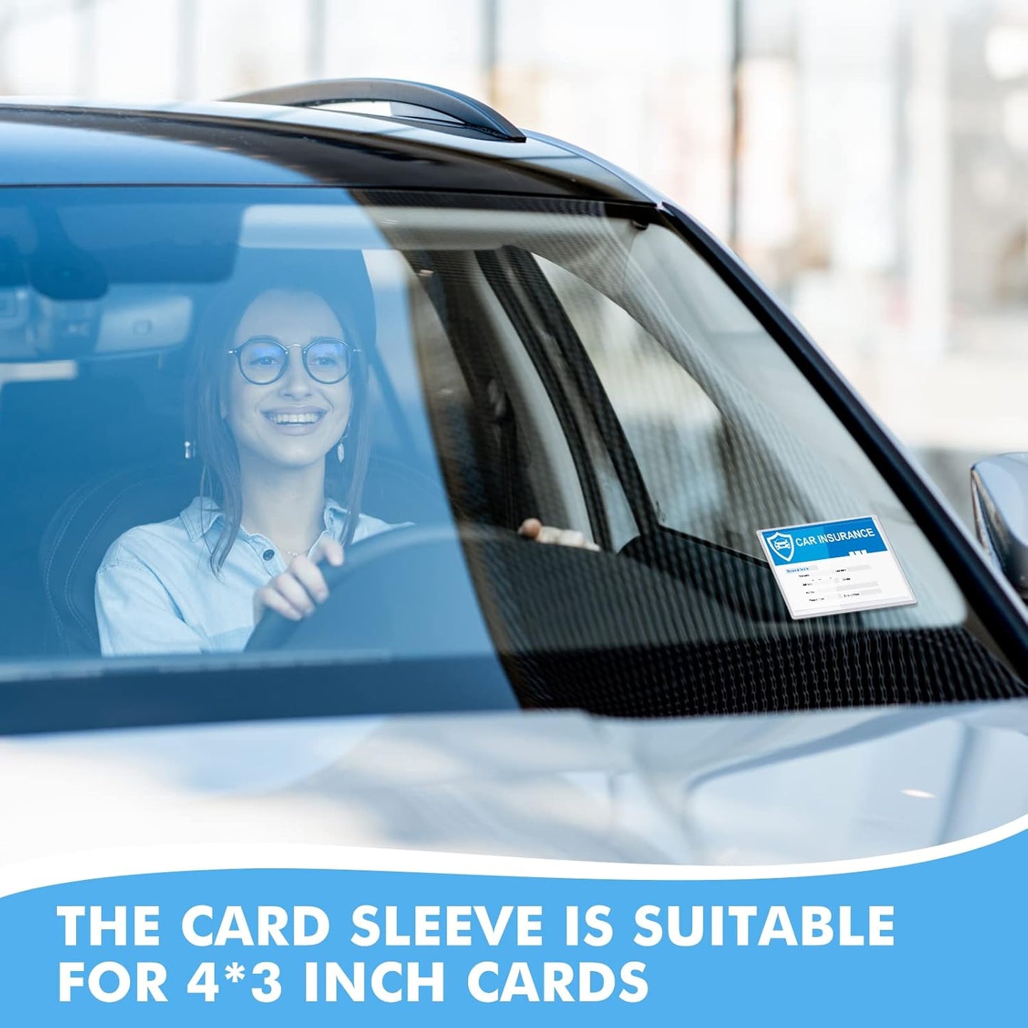 Chinco 30 Pcs Self Adhesive Pockets, Bin Labels for Storage Bins, Clear Pocket Label Sleeves, Plastic Index Card Holder with Top Open for Organizing Bins Box Drawer(4 x 3 Inch)