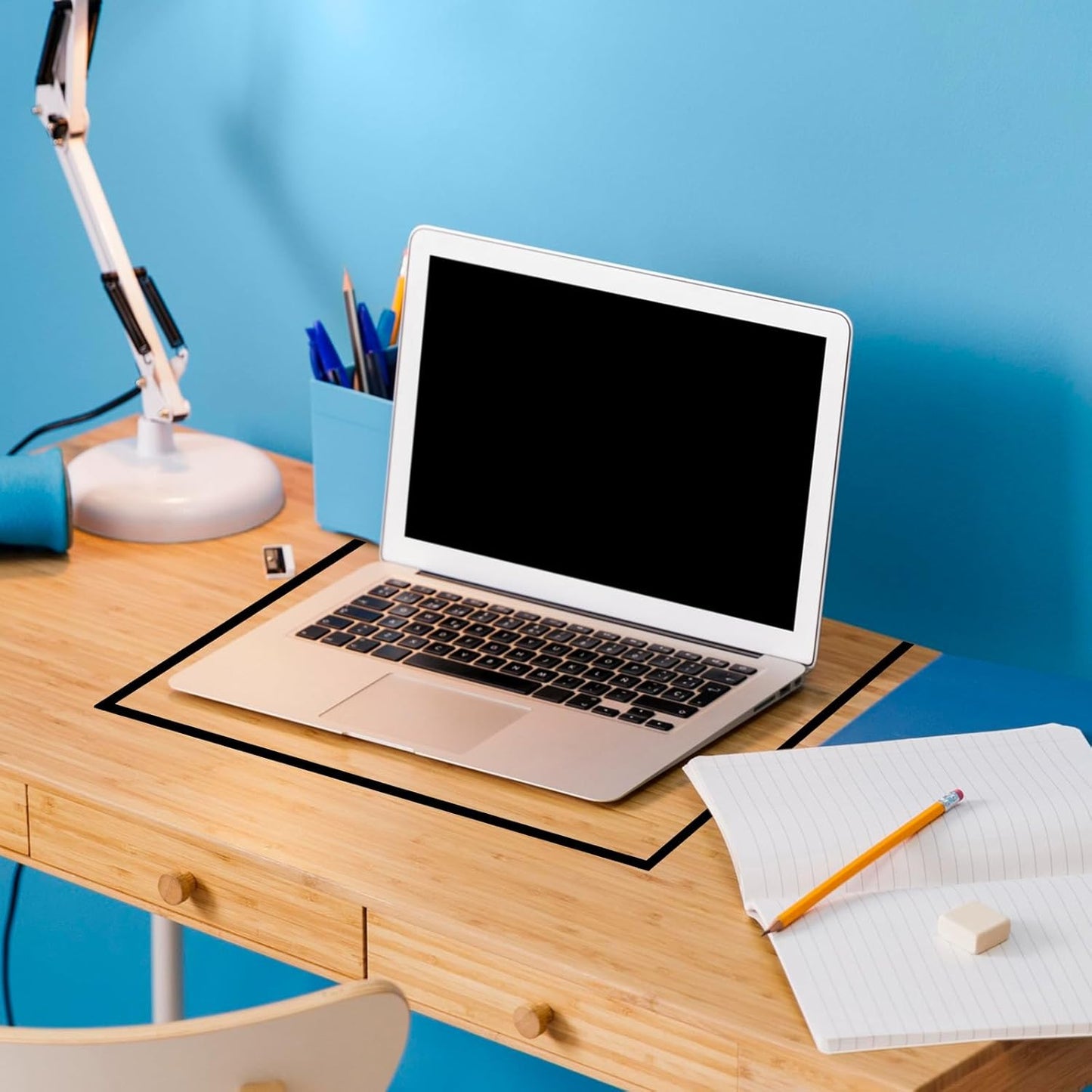 Black Graphic Whiteboard Tape 1/2 Inch X 55 Yards Self Adhesive Chart Line Tape for Dry Erase Board Chart Line Grid Marking