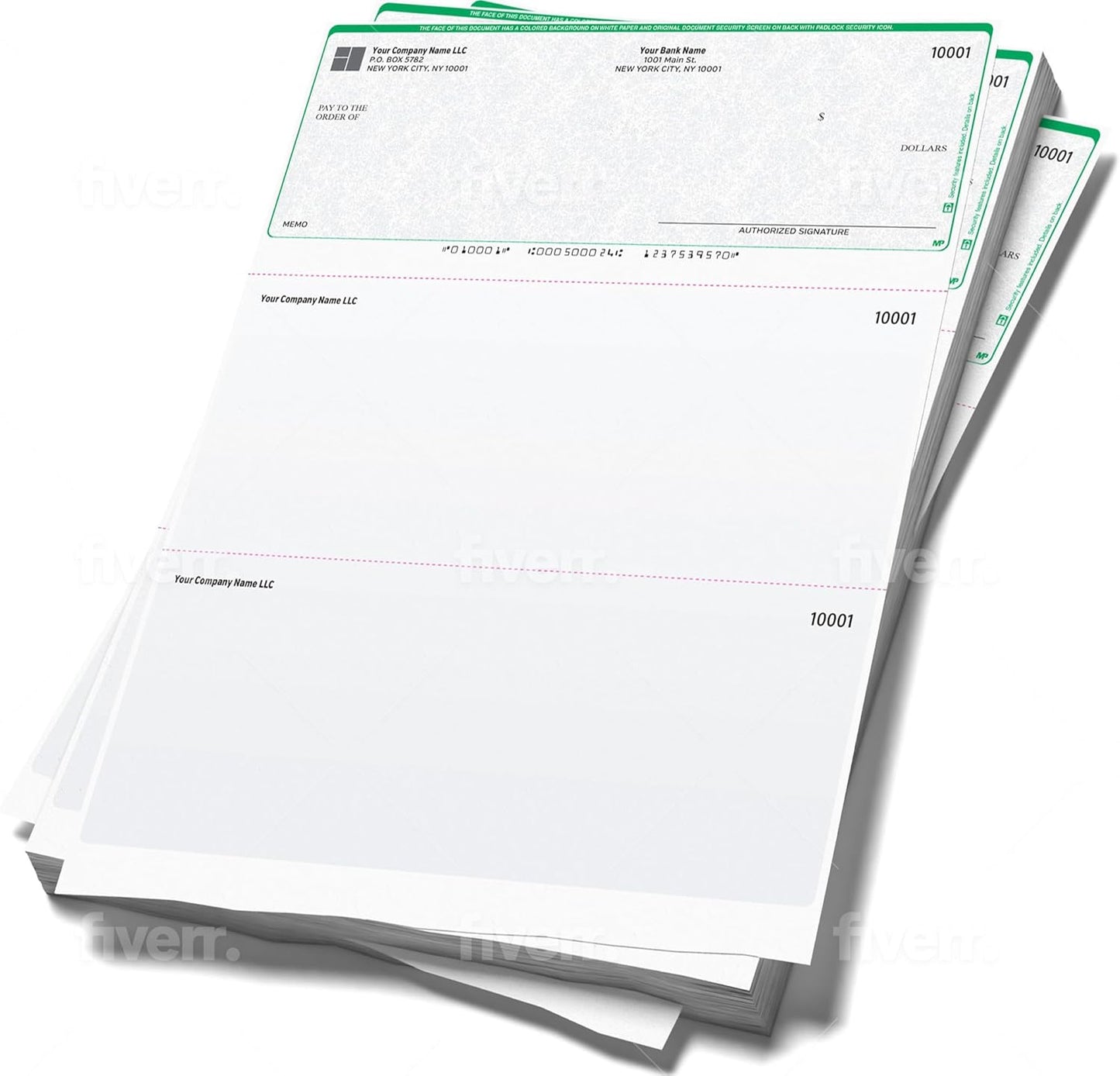 Computer Checks Compatible W/QB Check On Top [250 Sheets]