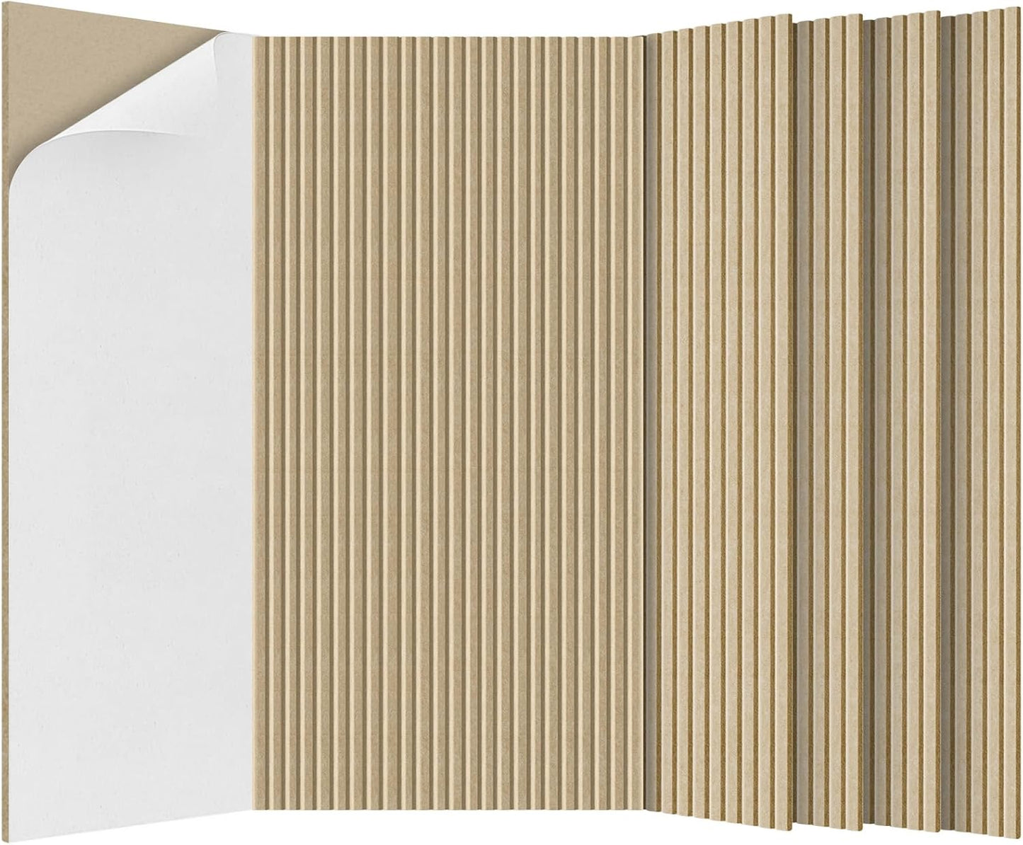 5 Pack Acoustic Panels,47.2x23.6x0.4 inch Acoustical Wall Panels,Large Soundproof Panels,Self-Adhesive Sound proof Panels for Walls,Acoustic Treatment for Recording Studio&Office,Camel