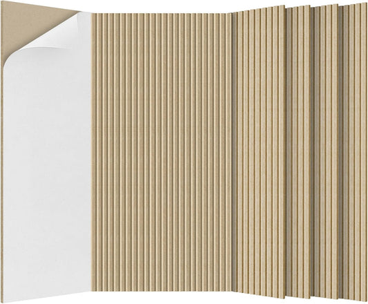 5 Pack Acoustic Panels,47.2x23.6x0.4 inch Acoustical Wall Panels,Large Soundproof Panels,Self-Adhesive Sound proof Panels for Walls,Acoustic Treatment for Recording Studio&Office,Camel