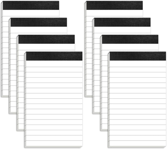 Small Note Pads 3x5 Notepads Mini Pocket Notebook 3x5 Memo Pads Small Notepads Memo Pads 3 x 5" Lined Note Pads of Paper with 30 Sheets Each Pad Mini Pocket Notebook Writing Pads 3x5 White Paper Pads