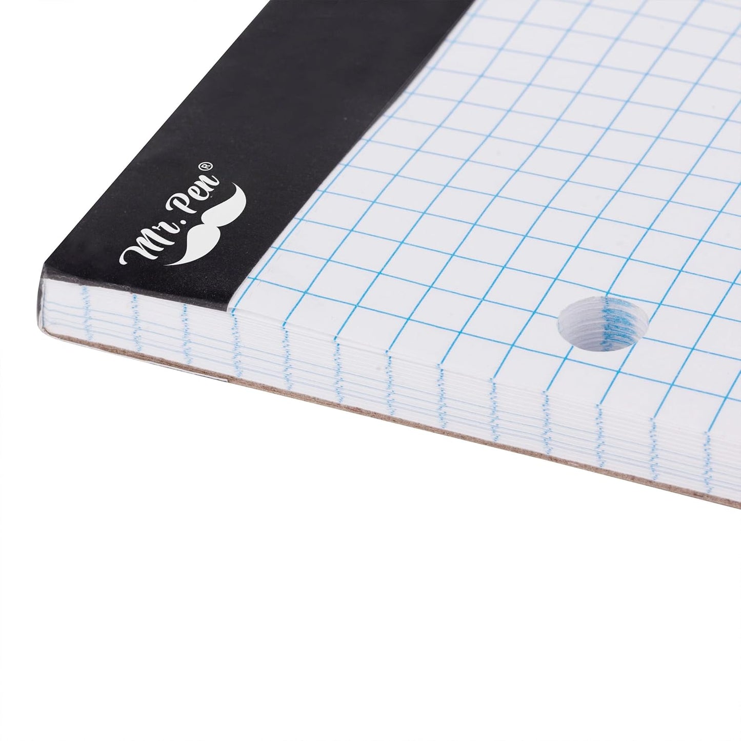 Mr. Pen- Graph Paper, 2 Pack of 55 Sheets, 8.5"x11", 5x5 (5 Squares Per Inch), 3-Hole Punched, Graphing Paper, Grid Paper Pad, Math Graph Paper Pad, Drafting Paper, Computation Pads, Math Paper