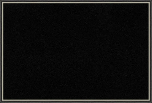 Amanti Art Black Cork Board for Wall, 25x37 Vision Board with Black Wood Frame, Large Corkboard Office Decor for Home Organization, Modern Corkboard Pinboard to Display Items for Home Organization in