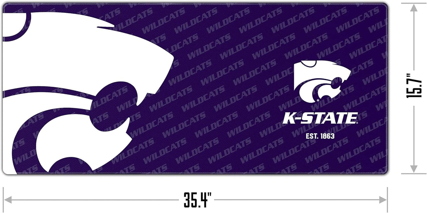YouTheFan NCAA Kansas State Wildcats Logo Series Desk Pad