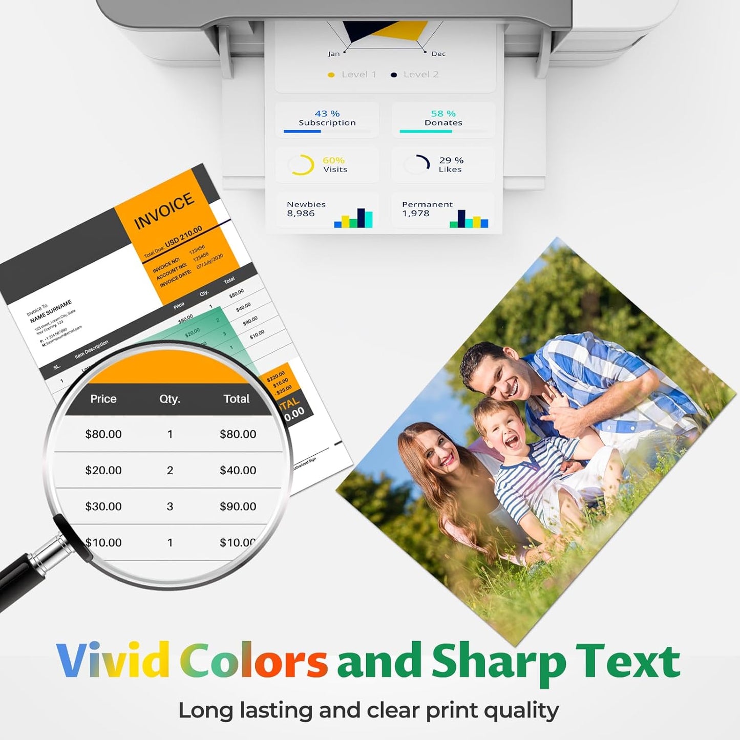 31 32XL Black Ink Bottle Set for Smart Tank 5101 7602 6001 Ink Refill, Compatible with HP 31 Ink 32XL Black Ink Bottle for Smart Tank 5101 5000 5102 7301 7001 5103 Plus 651 551 570 455 450 Printer