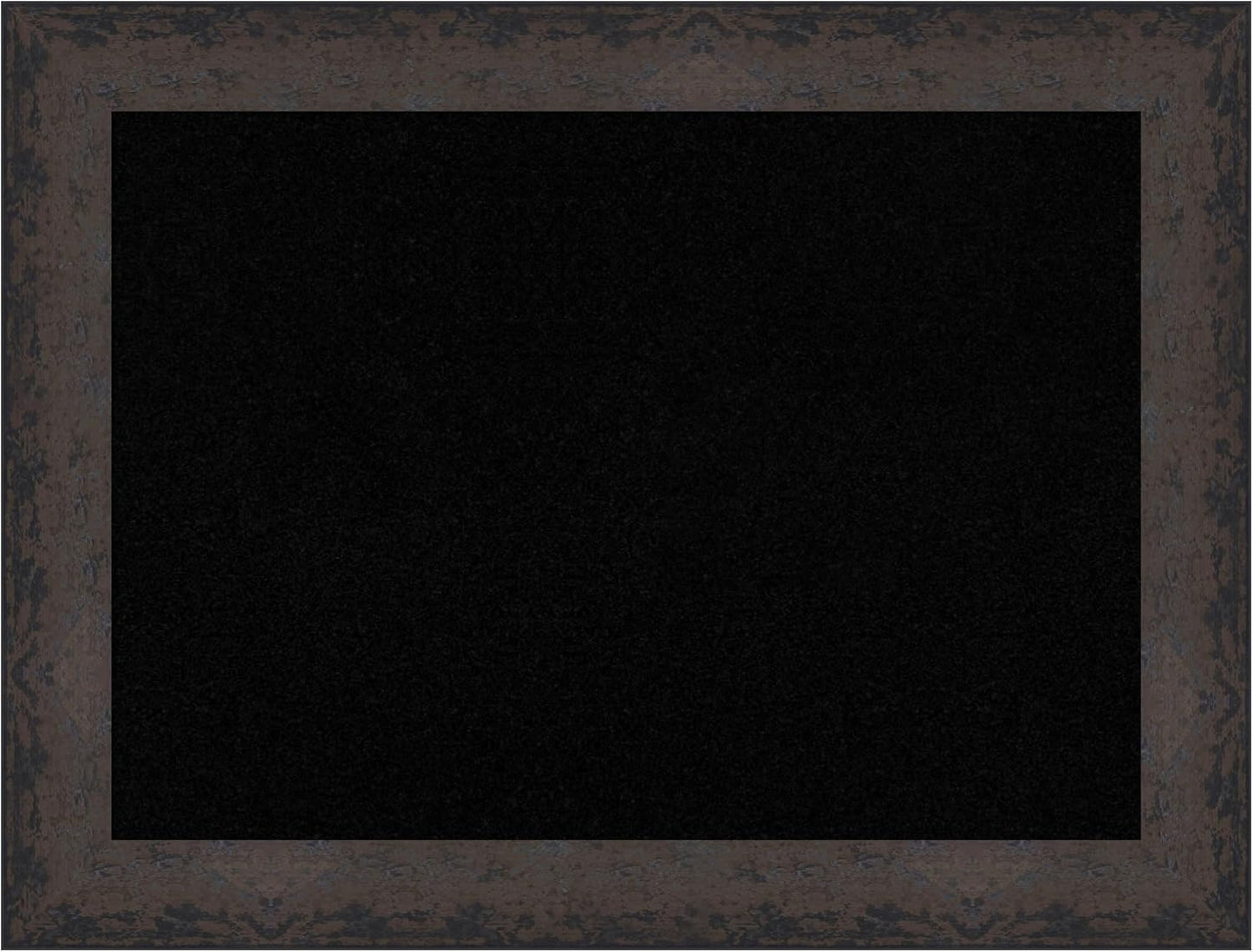 Amanti Art Black Cork Board for Wall, 25x33 Vision Board with Black Wood Frame, Medium Corkboard Office Decor for Home Organization, Modern Corkboard Pinboard to Display Items for Home Organization