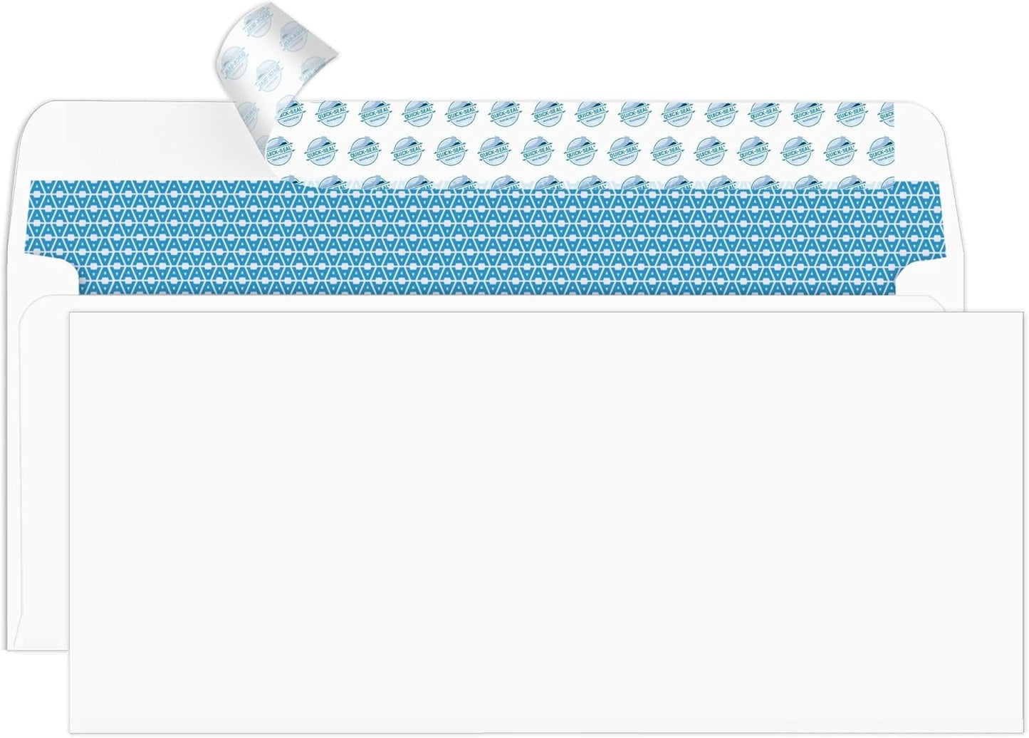 Aimoh #10 Security Self Seal Envelopes – 500 Qty |No Window, EnveGuard, 4⅛ x 9½", White, 24 LB, 500 Count (34100-500)