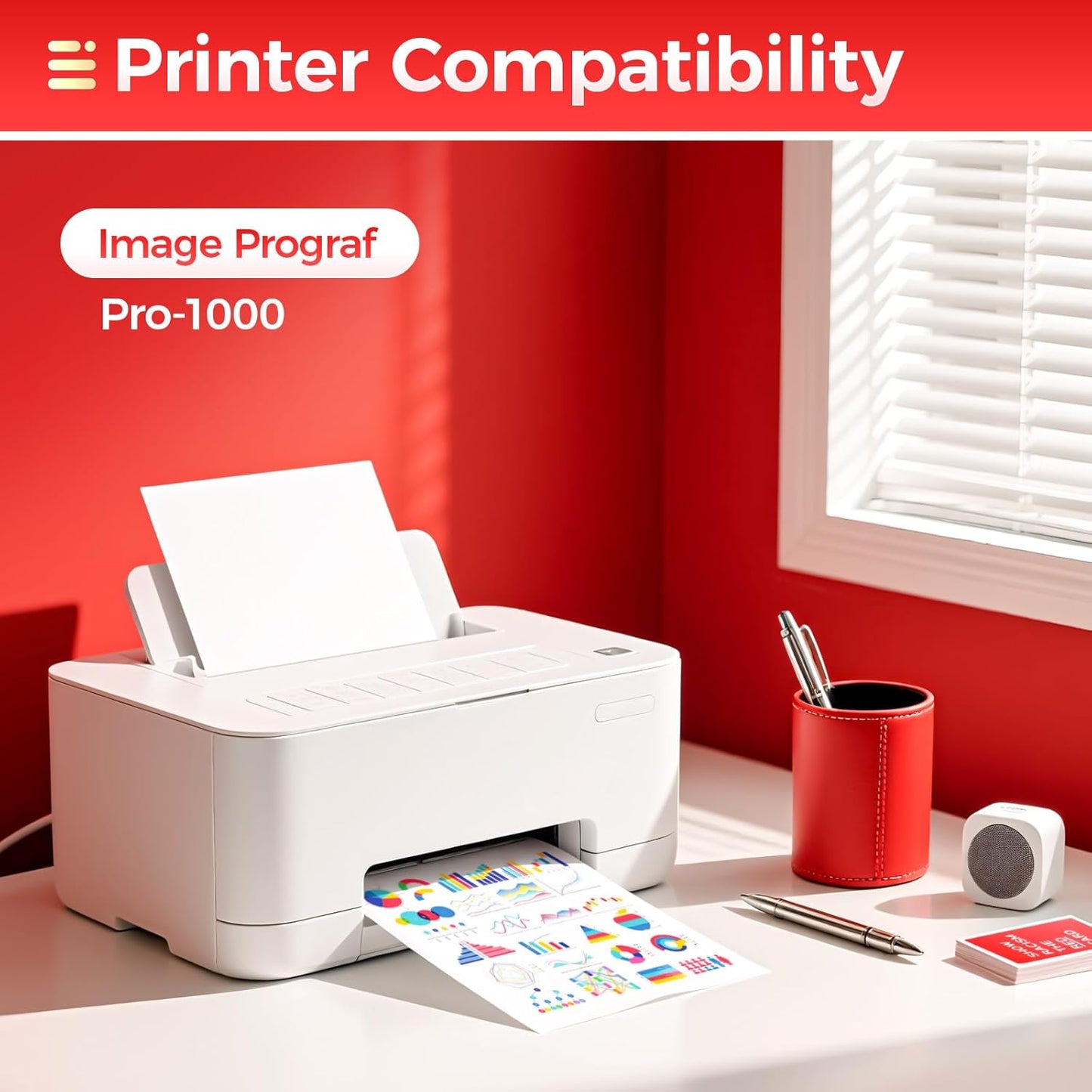 PFI-1000 Ink Tank set 12-Pack 80ml High Capacity with Chip Replacement for Canon PFI-1000 PFI1000 Ink Cartridges Compatible for Canon ImagePROGRAF PRO-1000 Printer Photographic Inkjet Color Twelve Ink