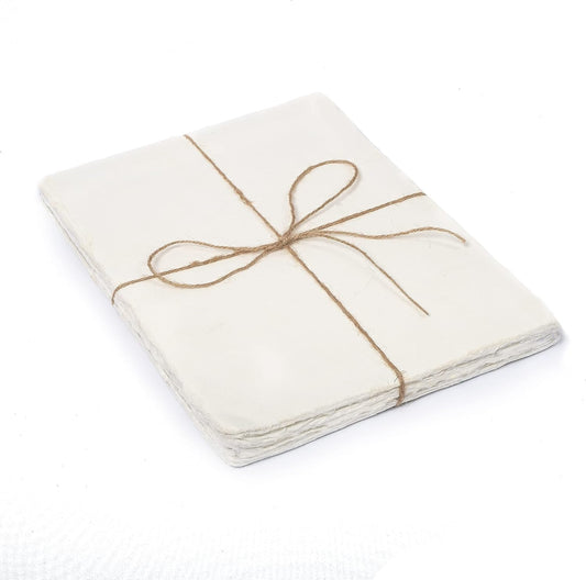 Watercolor Paper | Letter Sized Vintage Paper 8.5 x 11 Inches | 200 GSM Handmade Paper | 50 Sheets of Recycled Cotton Papers, Perfect for Any Medium, Blank Water Color Papers, Antique Paper