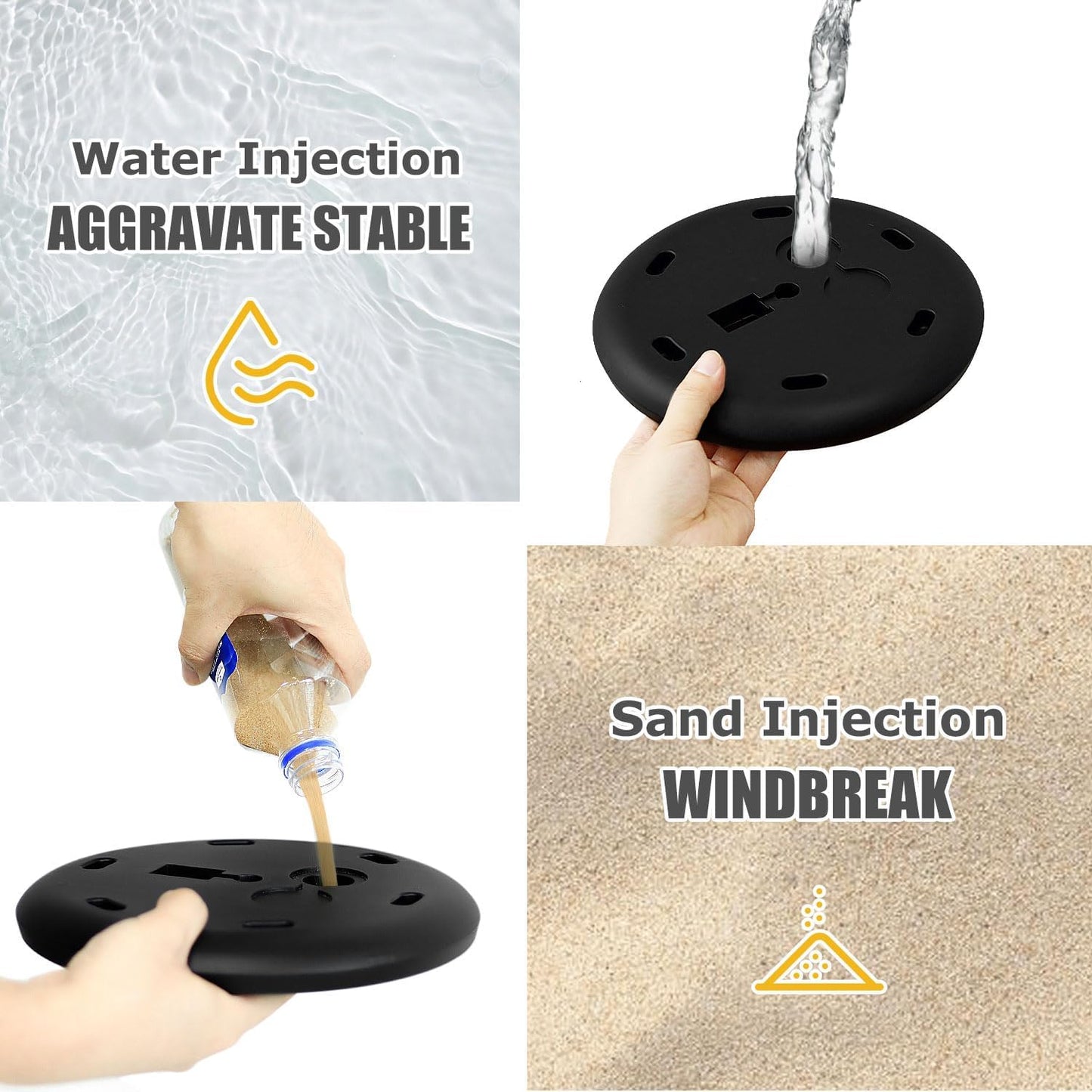 Adjustable Pedestal Poster Stand Holder - Standing Floor Sign Stand, 11x17 Inch Sign Stand Poster Frame Sign Holder for Vertical and Horizontal View, Outdoor Indoor Display, Silver (6 Pack)