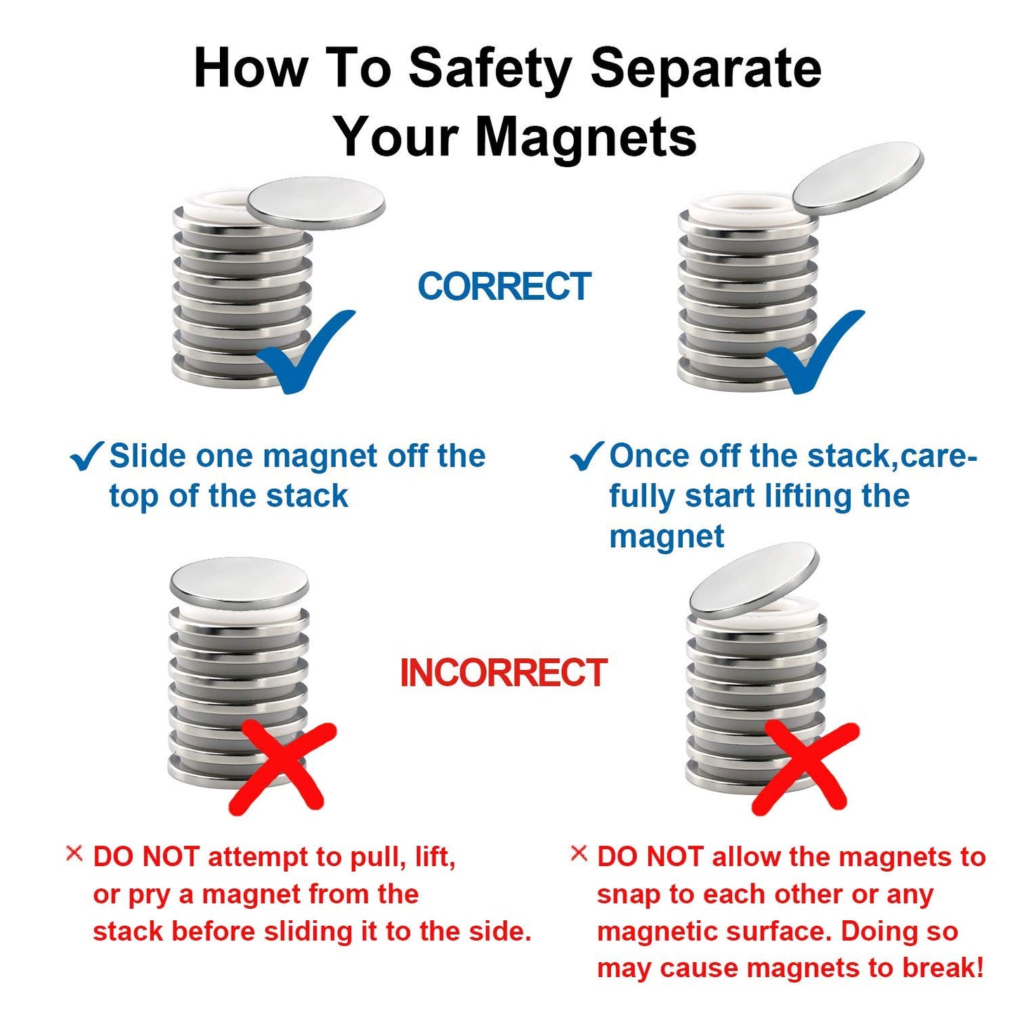 Round Thin Disc Magnets 12x1mm - Magnetic Sticker Craft Scrapbook Fastener Office Holder Circular Slim 1/2x1/32 Magnet Discs (100 Pack)