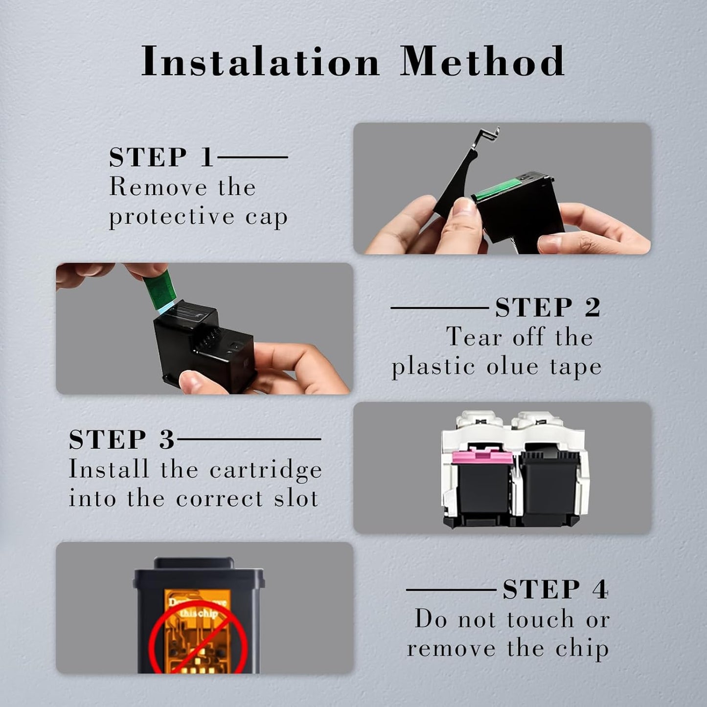 Printer Ink 64XL 64 Black 7800 Tango Ink Cartridge for HP Ink 64 XL 64XL Black Ink Cartridge for HP64 Printers for HP64xl HP64xlblk 64xlblk Envy Photo 6220 6230 6252 7120 7155 7855 7858 | Tango X Tan