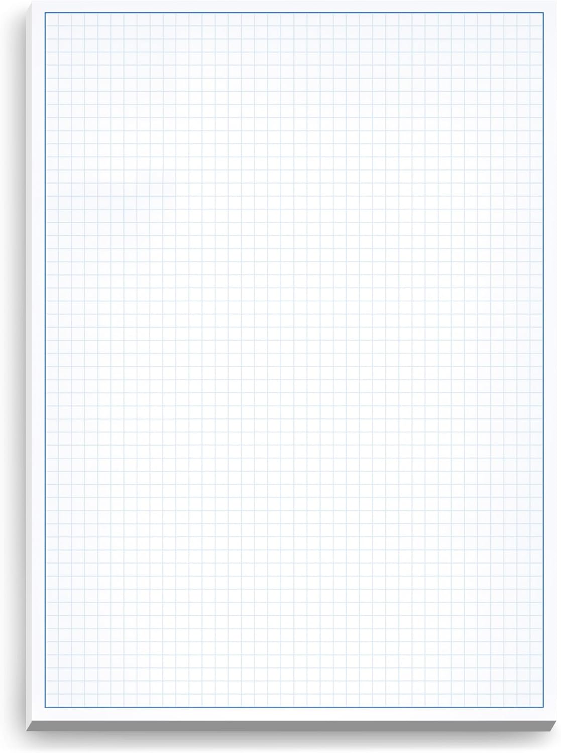 Graph Paper Pad for Blueprint Drawings, Drafting, Engineering Drawing, and Planning - Graph Paper 11x17 Blueprint Quadrille Grid Paper Pads with Blue Lines, High Brightness 50 Sheets (1-Pack)