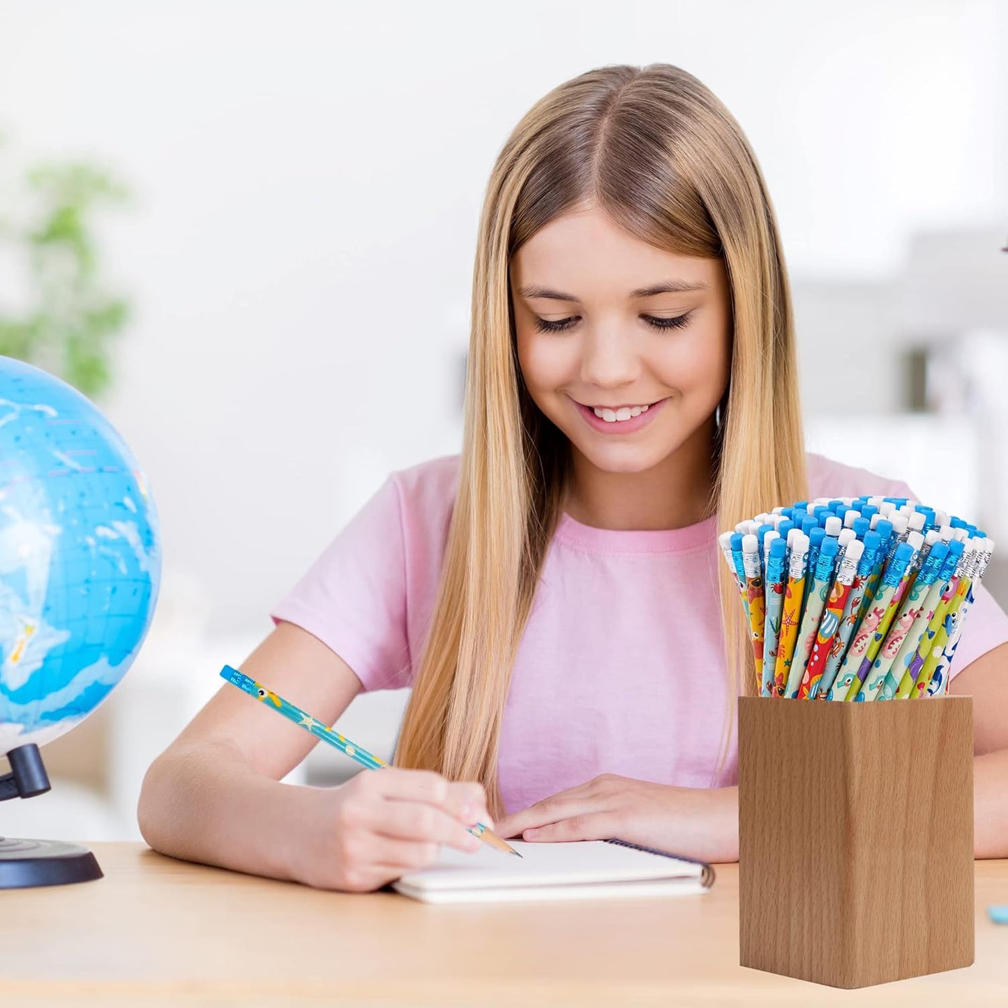 Kolewo4ever 100 Pieces Under The Sea Pencils Ocean Pencil Wood Pencil Oceam Element Sea Themed Pencils for Teachers Classrooms Reward School,Learning Activities