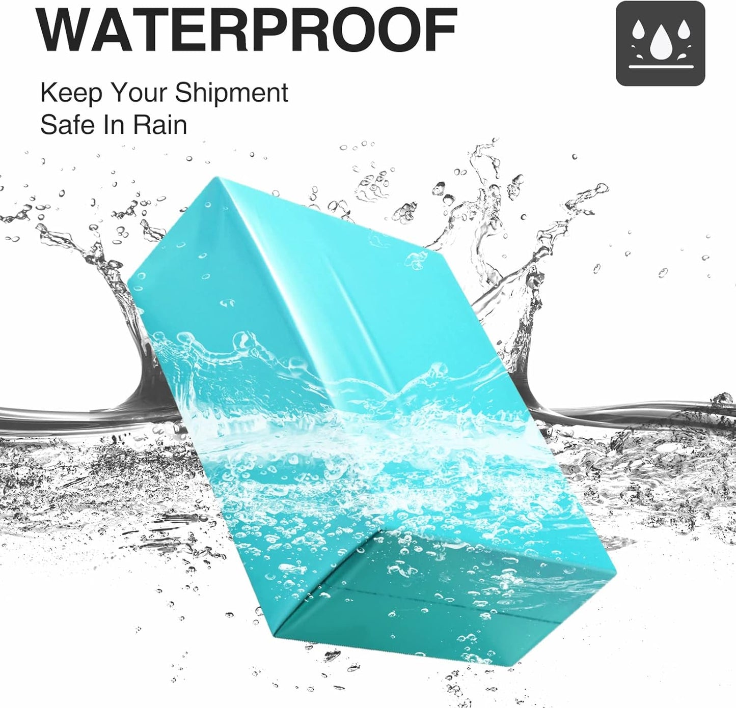 UCGOU Poly Mailers 14.5x19 Inch Teal 100 Pack Large Shipping Bags #7 Strong Thick Mailing Envelopes Self Sealing Adhesive Waterproof and Tear Proof Mailing Bags for Shipping Clothes