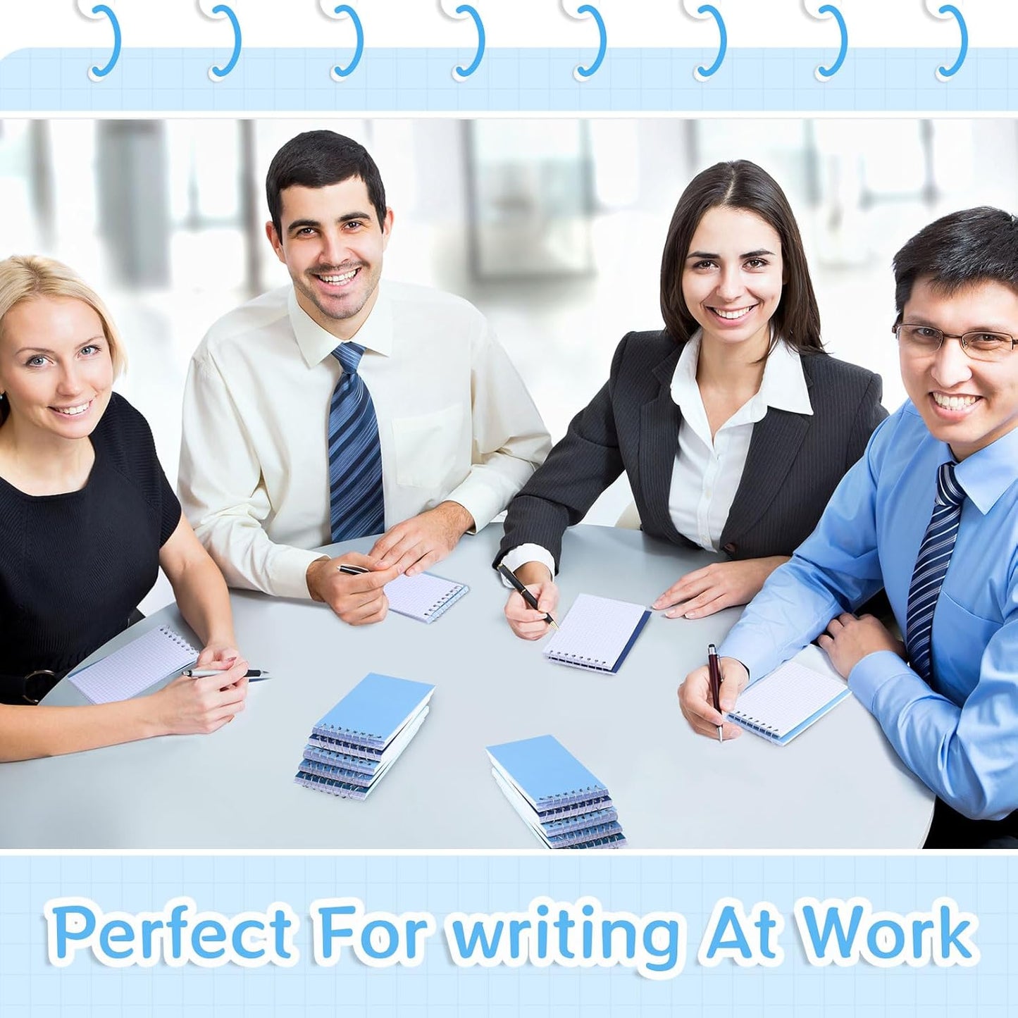 Teling 50 Pcs Spiral Graph Paper Memo Pads Bulk 3x5 Inch Small Note Pads Top Spiral Pocket Graph Notebook 75 Pages Mini Grid Steno Notepads for Writing Sketching Drawing School Office Supplies