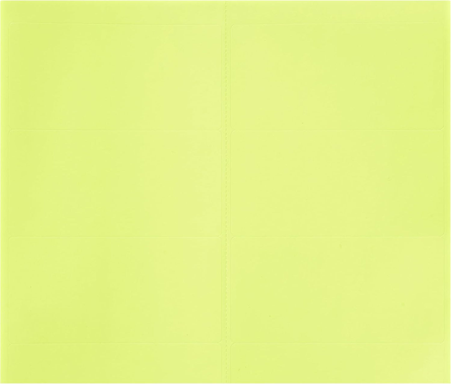 Compulabel Fluorescent Yellow Address Labels for Laser Printers, 4 x 2 Inches, Permanent Adhesive, 10 per Sheet, 1000 Sheets per Carton (340044)