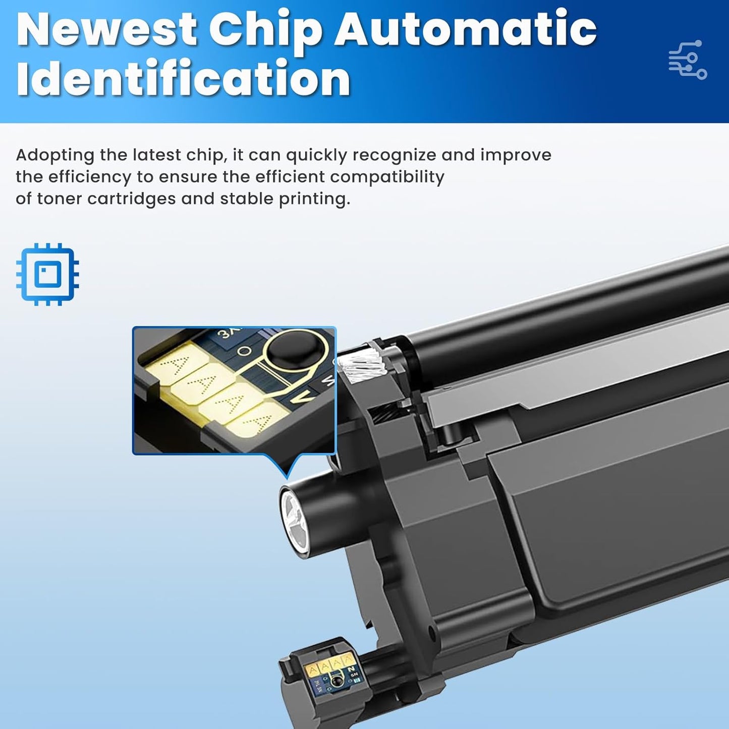 W2110X 206X Black Toner Cartridges for Laser Jet M283fdw M283cdw M255dw Compatible for HP 206X 206X W2110X Compatible with Color Laser Jet Pro MFP M283fdw M283cdw M283fdn Pro M255dw M255nw Printer