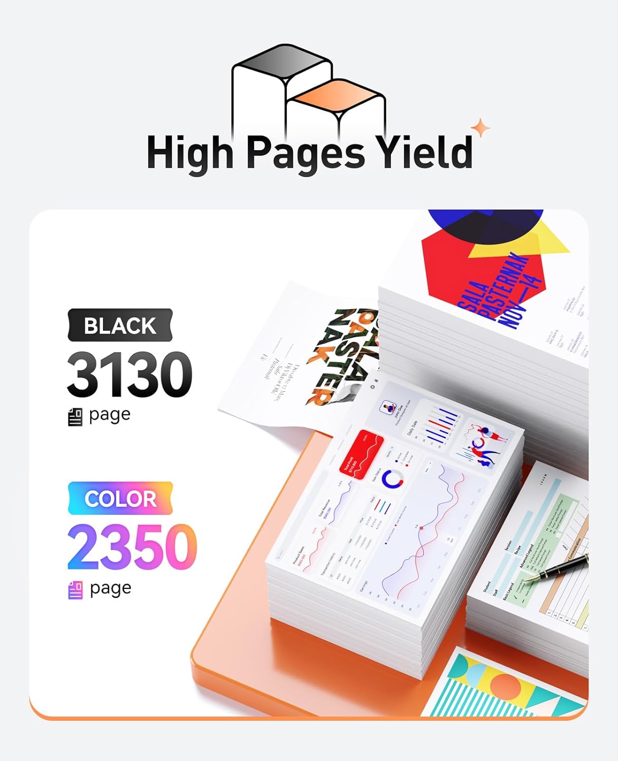 067H 067 Toner Cartridge Set 4-Pack MF656Cdw MF654Cdw High Capacity Black Cyan Magenta Yellow Compatible for Canon 067 067H Works for Color imageCLASS LBP632Cdw LBP633Cdw MF652Cdw MF653Cdw Printer Ink