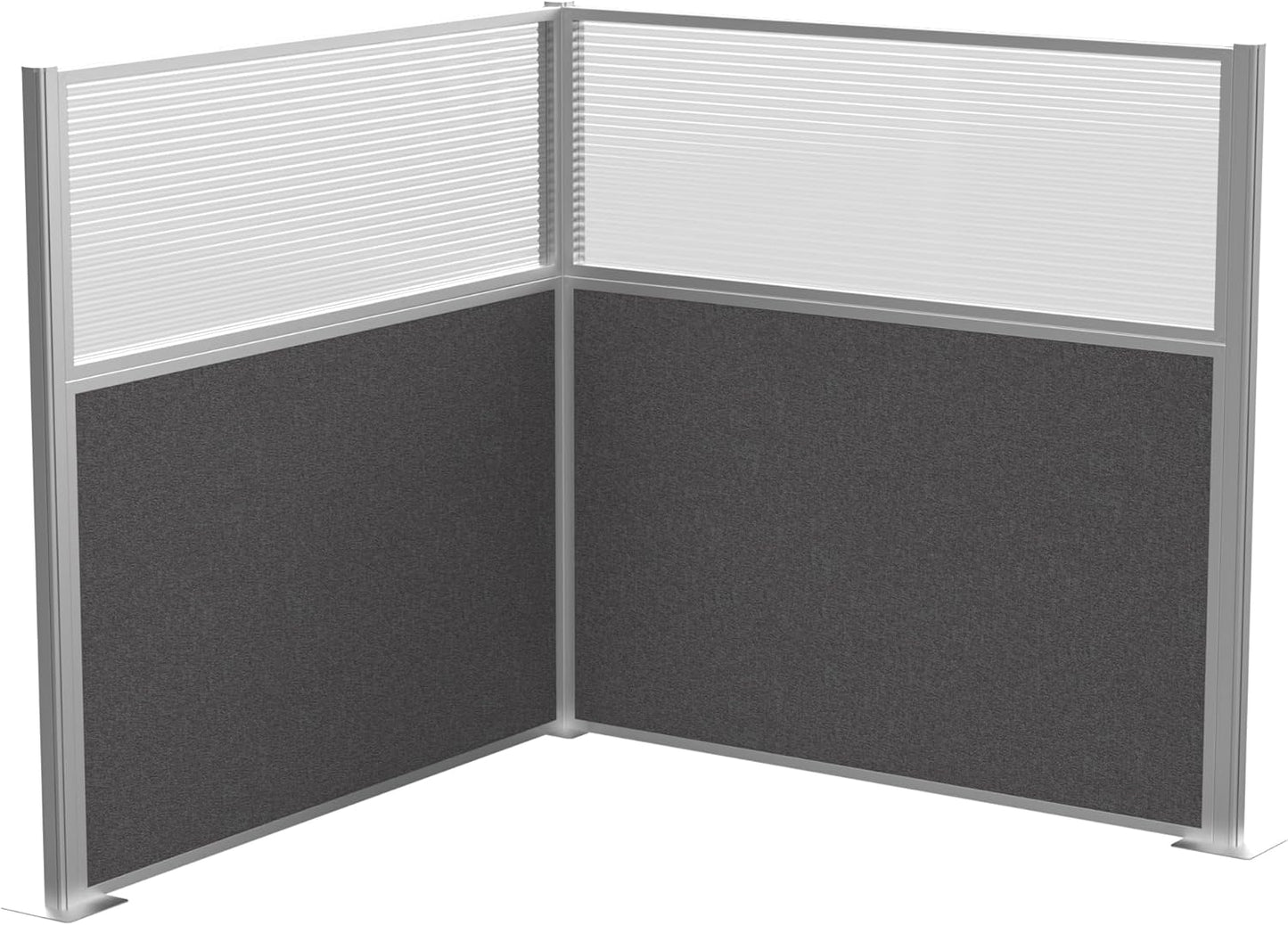 Versare Hush Panel Cubicle Kit | Workstation Partition Walls | Sound Dampening Cubicle Walls | Partitions for Desks