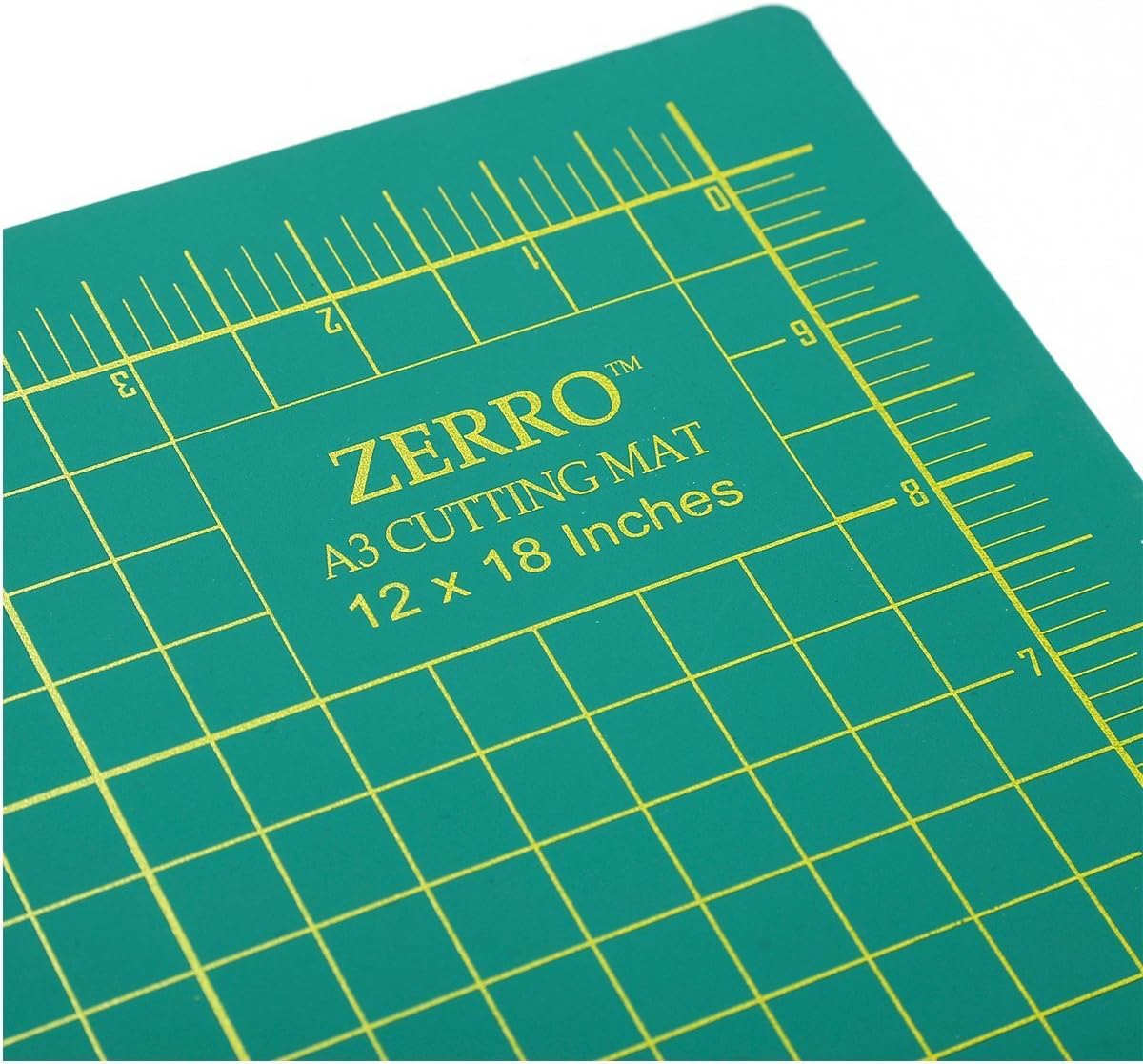 ZERRO Self Healing Cutting Mat 12" x 18" Double Sided No-Slip Rotary Cutting Sewing Mat Durable 5 Layers PVC Cutting Board (A3)…