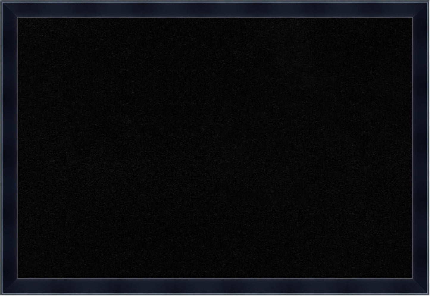 Amanti Art Black Cork Board for Wall, 26x38 Vision Board with Black Wood Frame, Large Corkboard Office Decor for Home Organization, Modern Corkboard Pinboard to Display Items for Home Organization in