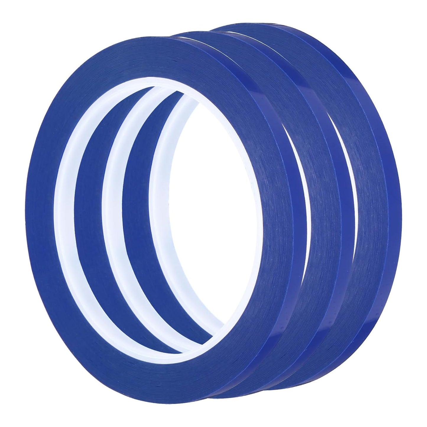 uxcell 3pcs 1/4" x 60 Yard Graphic Tape Whiteboard Grid Marking Tape Pinstripe Chart Line, Blue