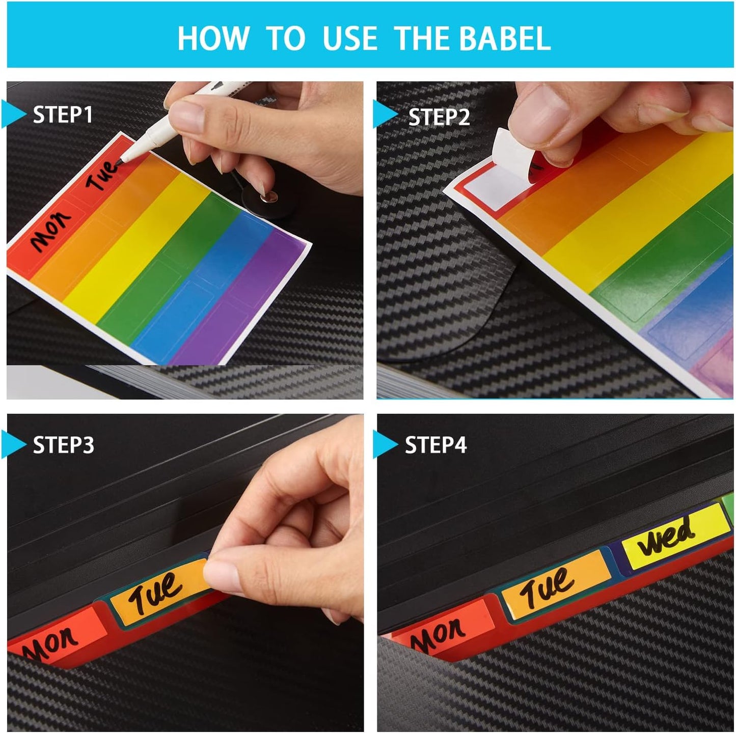 Expanding File Folder with 13 Pockets, Red, Polypropylene, 12.99" x 9.45" x 1.1"