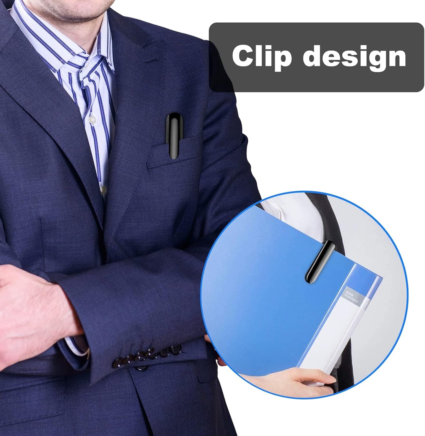 Presentation Clicker PowerPoint Clicker with Red Light, Wireless Presenter Remote Slide Clicker for Powerpoint Presentations for Mac, Keynote, Computer, Laptop