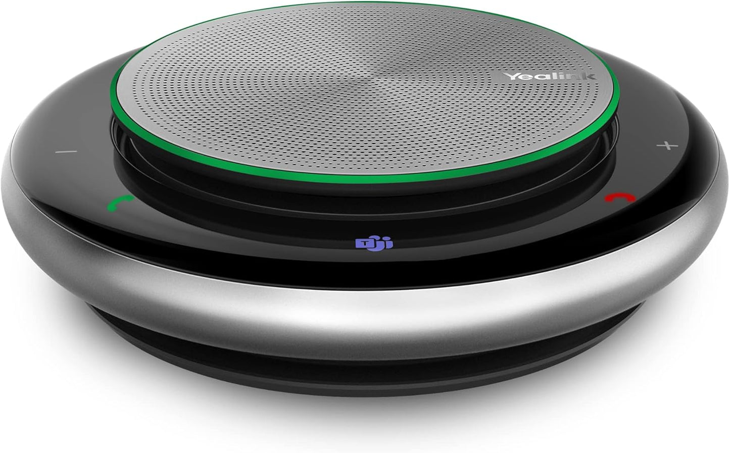 Yealink Bluetooth Speakerphone USB Speakers with Microphone Teams Certified CP900 Wireless Enhanced Noise Reduction Algorithm Home Office 360° Voice Pickup (Package Without dongle)