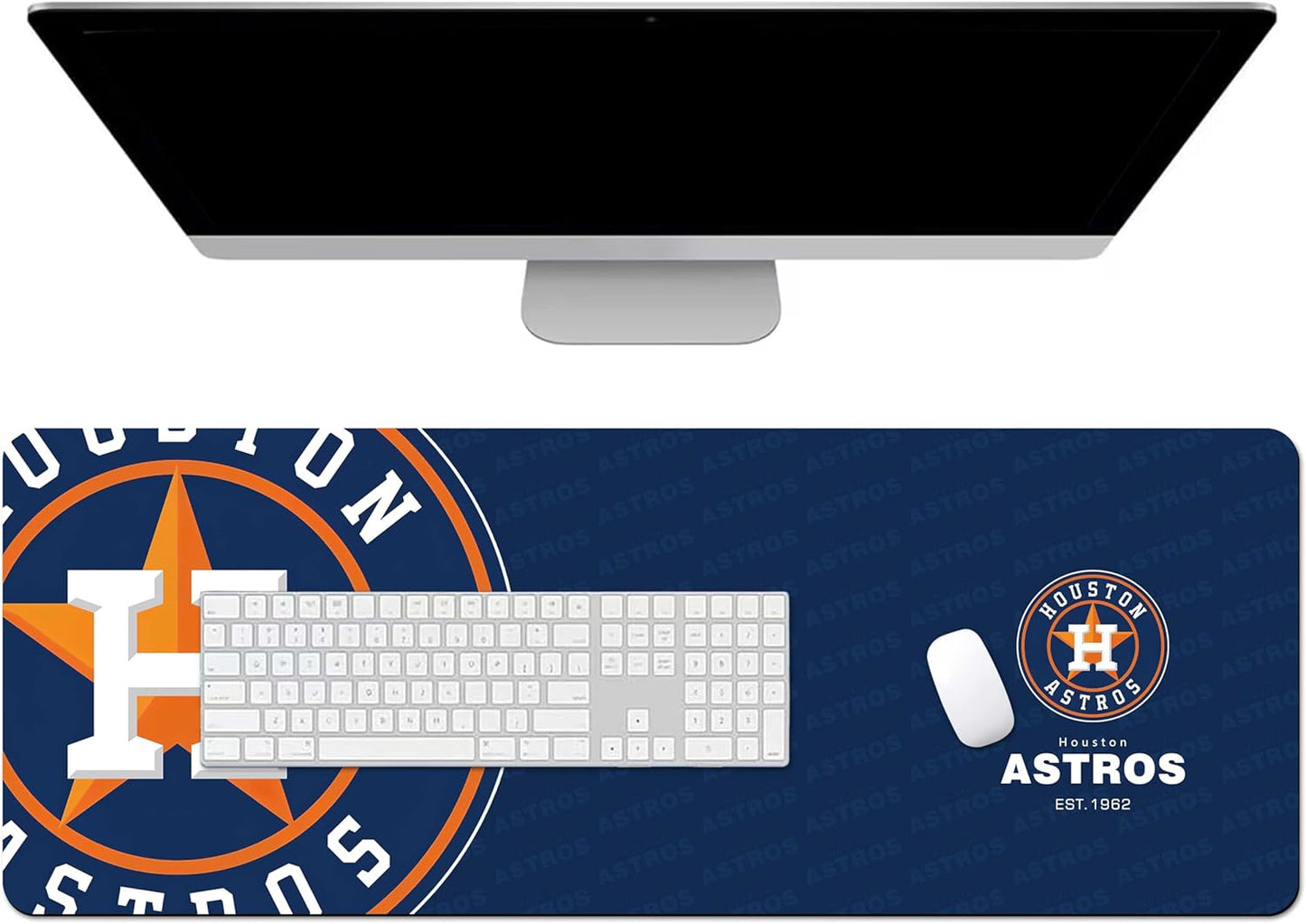 Large Gaming Mousepad XXL Big Cute Desktop Mat Laptop Keyboard Mouse Mat Desk Pad Big with Stitched Edges Non-Slip Rubber Base Mousepad