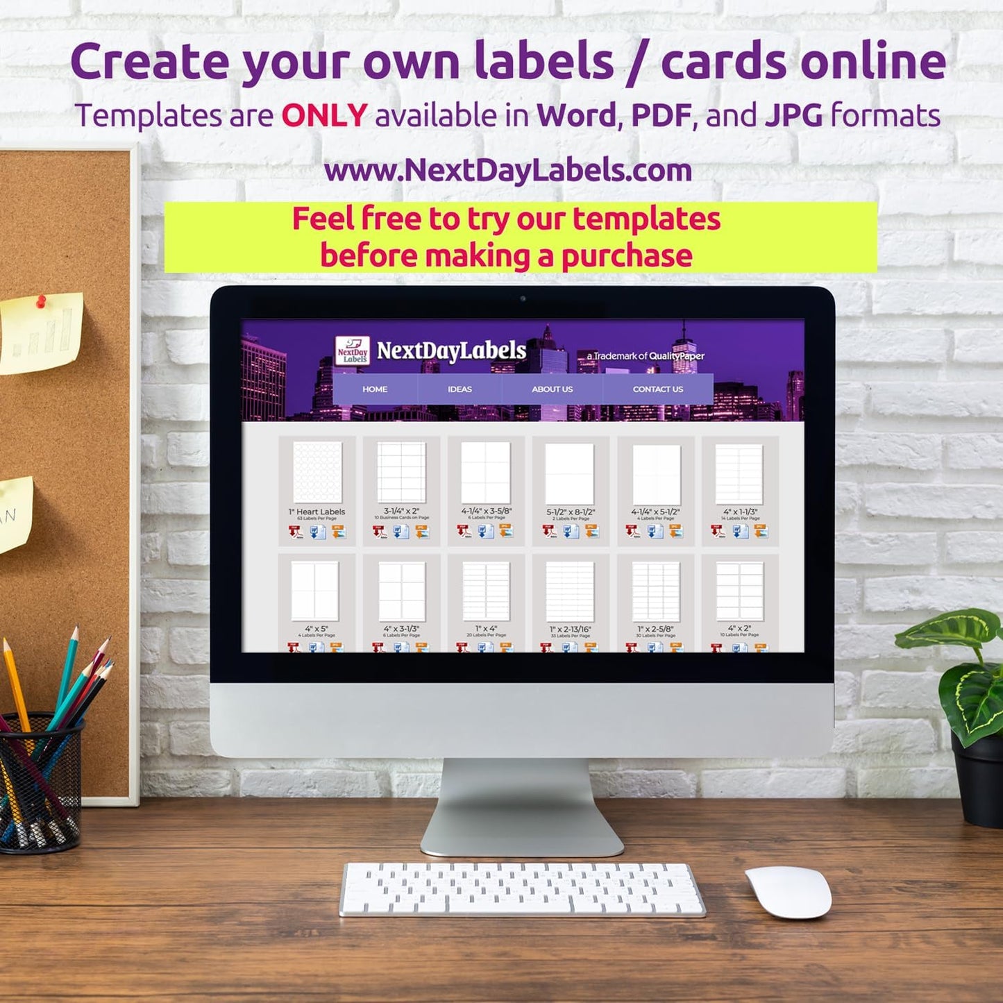 NextDayLabels - 2.83" x 1" Rectangular Sticker Labels for Printer - White Laser/Inkjet Printer Labels Return Address Labels Shipping Label Stickers (25 Sheets, 33 Per Sheet, 825 Labels)