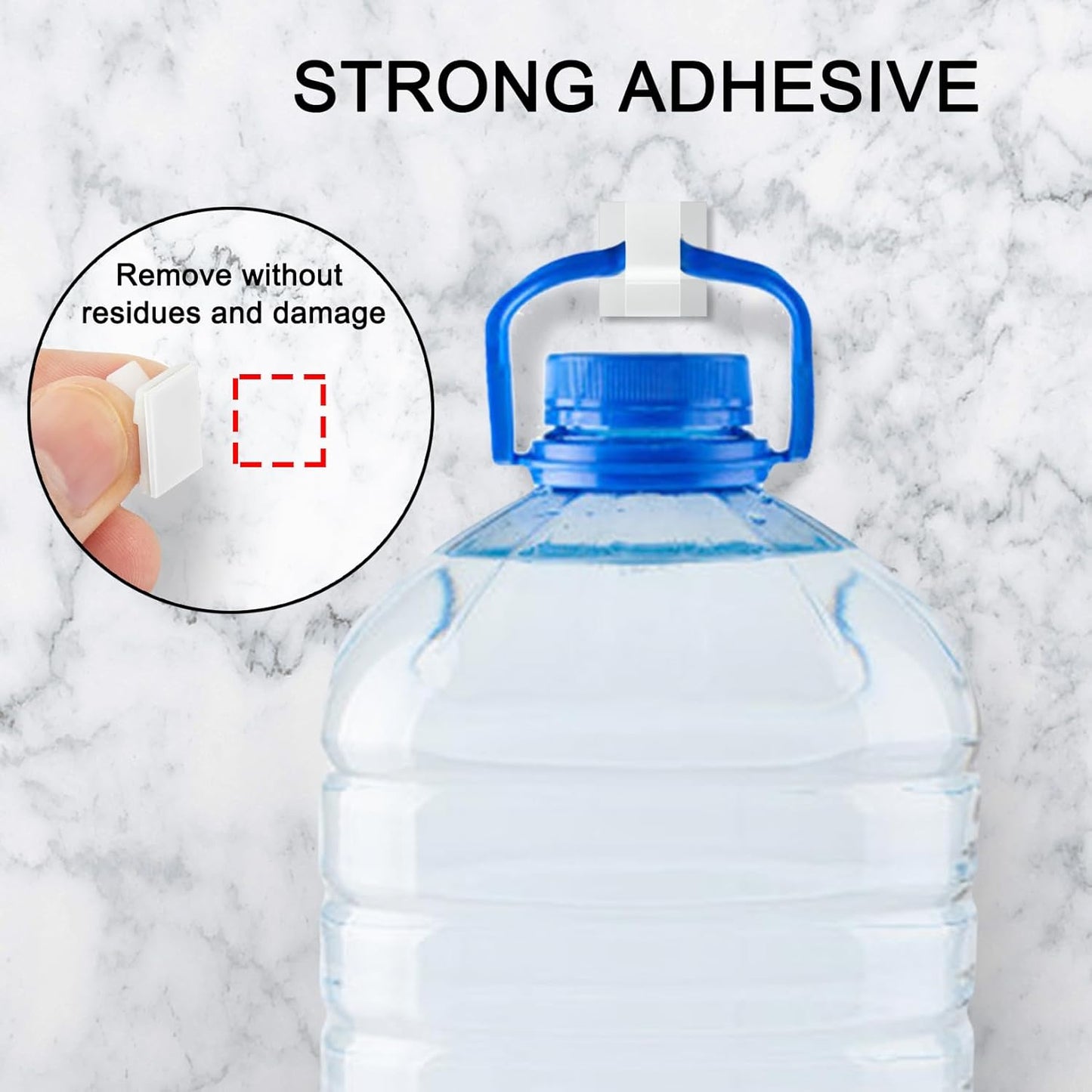 100Pcs Cable Clips, Adhesive Cable Organizer Cord Holder Wire Clip Wire Management Self Adhesive Hooks Wire Holder for Office, Home(White, 100PCS)