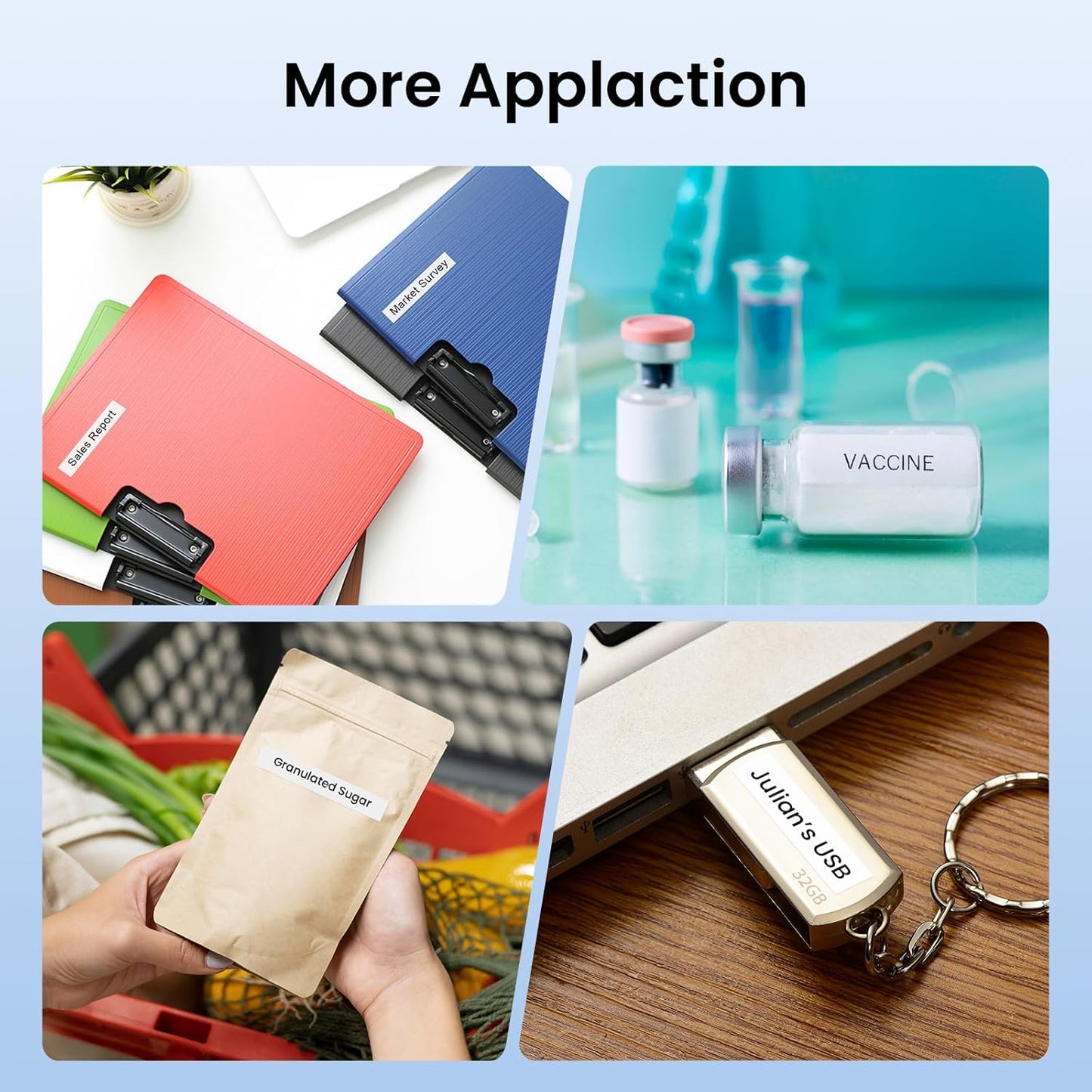 TZe-FX231 Flexible ID Laminated Cable Wire Labels 12mm 0.47 Laminated White Compatible with Brother P-Touch for Wire Wrapping and Flagging, 26.2FT/8M for PT-D210/D400/D600/H110 Label Makers