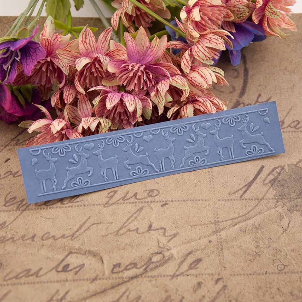 9Pcs Plastic Embossing Folders for Card Making Embossing Machine Template Mold Paper Card Embossing Stencil Flower Leaf Embossing Folder for Scrapbook Photo Album DIY Craft Decoration