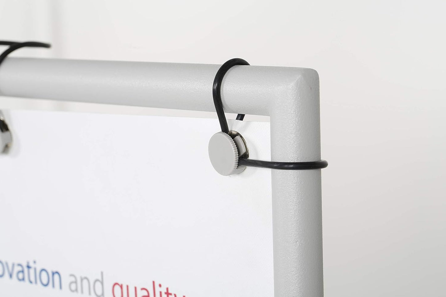 M&T Displays SwingPro Weather and Wind Resistant Outdoor Pavement, Curb, Sidewalk Sign Holder for 30x40 Inch Posters Aluminum Banner Frame Durable (Silver)