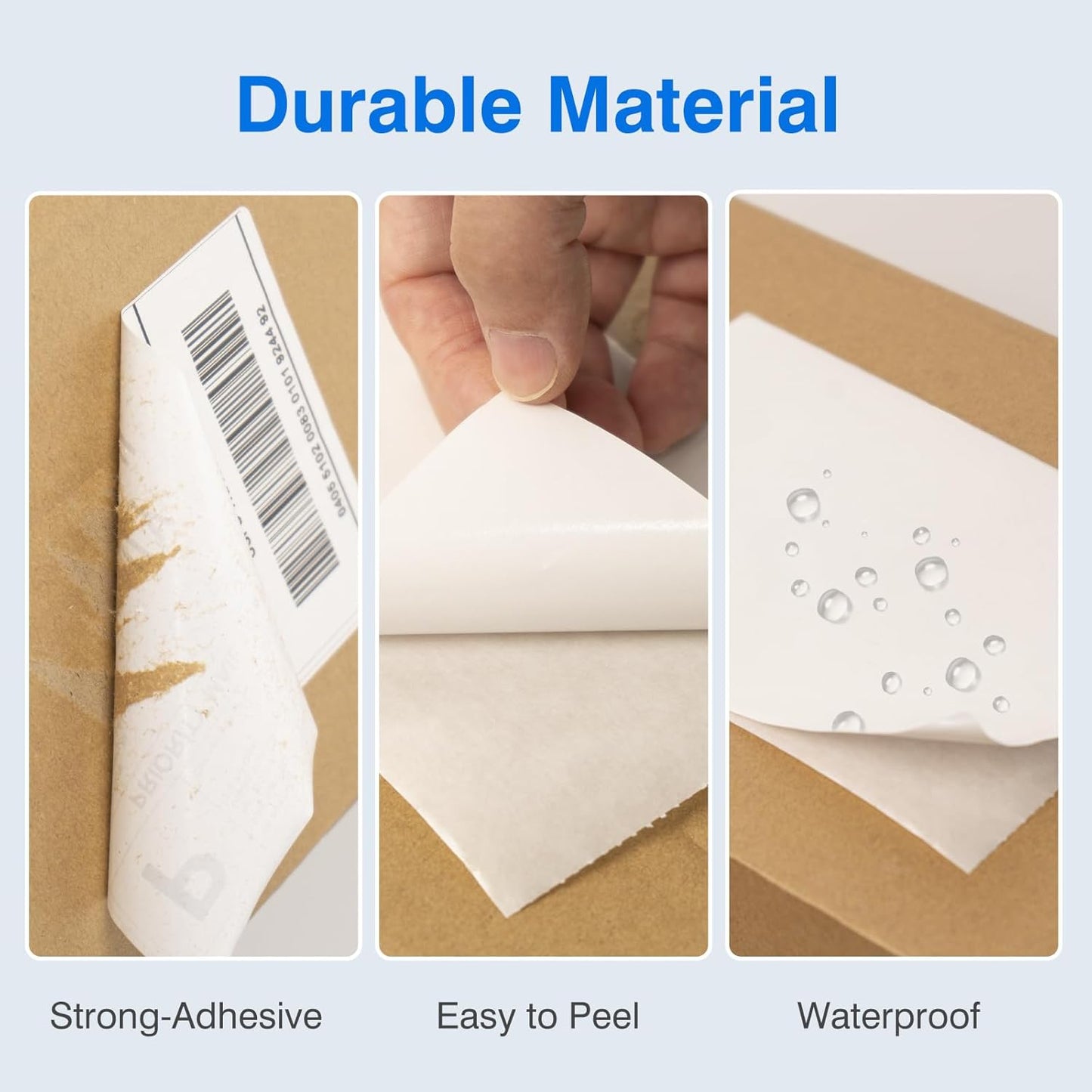 Thermal Shipping Labels - 350 Sheets per Roll, 4x6 Inch, Compatible with Zebra, Brother, Rollo, JADENS, Nelko, Phemome, Polono Printers, Self-Adhesive, Premium Quality for Shipping & Packaging