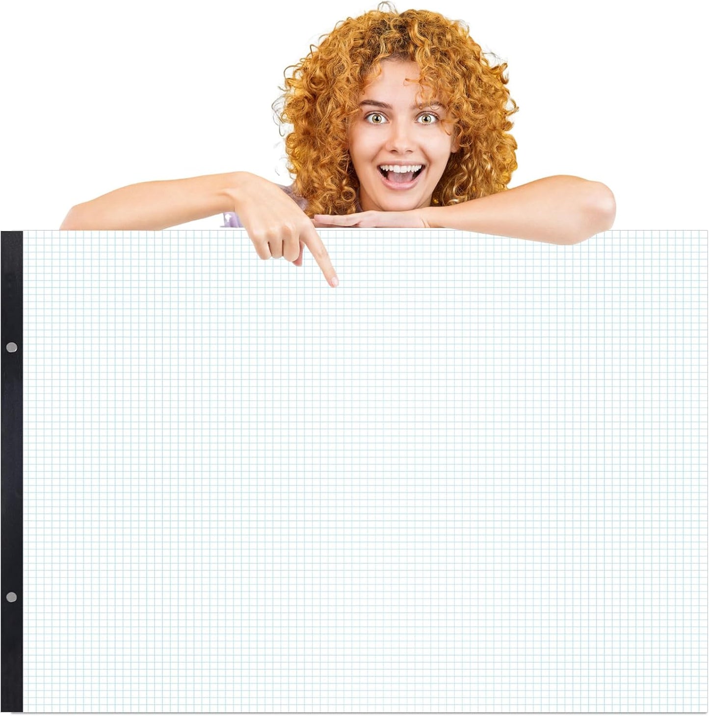 gisgfim Large Engineering Graph Paper Pad 22x 17 Landscape 4 X 4 Blue Grid Pad Giant Drafting Sketching Paper Blueprint Grid-Based Graphing for Engineer Designer Architect Draftsman Rolled Delivery