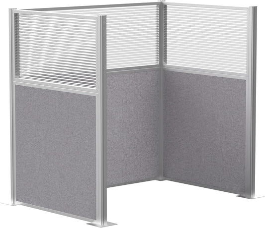 Versare Hush Panel Cubicle Kit | Workstation Partition Walls | Sound Dampening Cubicle Walls | Partitions for Desks