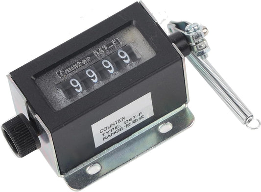 Bale Counter for baler Counter clicker 9×5×4 d67f 5 Digit Mechanical resettable Manual Hand Pull Stroke Tally Counter Mechanical Counter Counter clicker