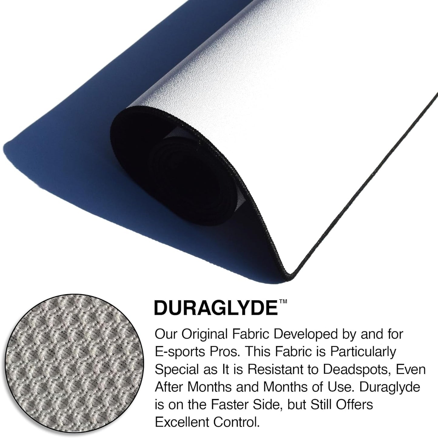 MPCO. Dark Fantasy Large Gaming Desk Pad - 36" x 17" Duraglyde Fabric The Twilight Twins Desk Mats - Non-slip, Washable, Smooth Glide for Precision Gaming & Work