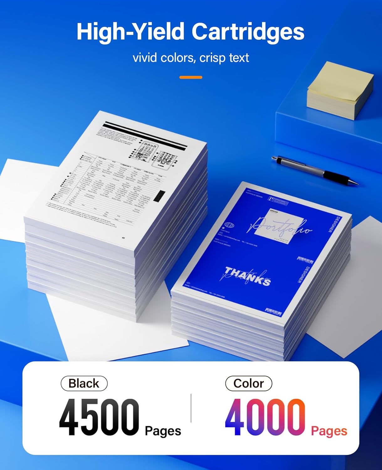 TN433 Toner Cartridge 4-Pack Replacement Compatible for Brother TN-433 TN431 TN436 MFC-L8900CDW MFC-L8690CDW HL-L8360CDW HL-L8260CDW MFC-L8610CDW MFC-L8905CDW MFC-L9570CDW HL-L8360CDWT Printer Set Ink