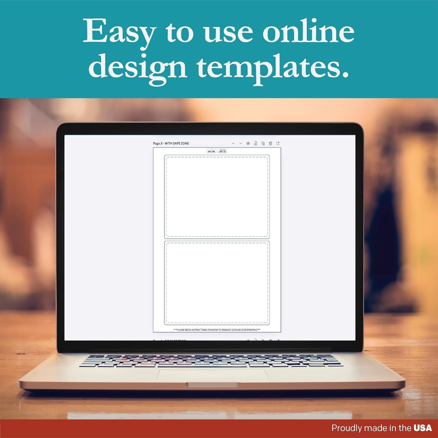 Premium Label Supply White Sticker Shipping Labels – 7" x 5" – Laser/Inkjet Compatible – (2 per Sheet), 1000 Sheets – 2000 Total Adhesive Labels