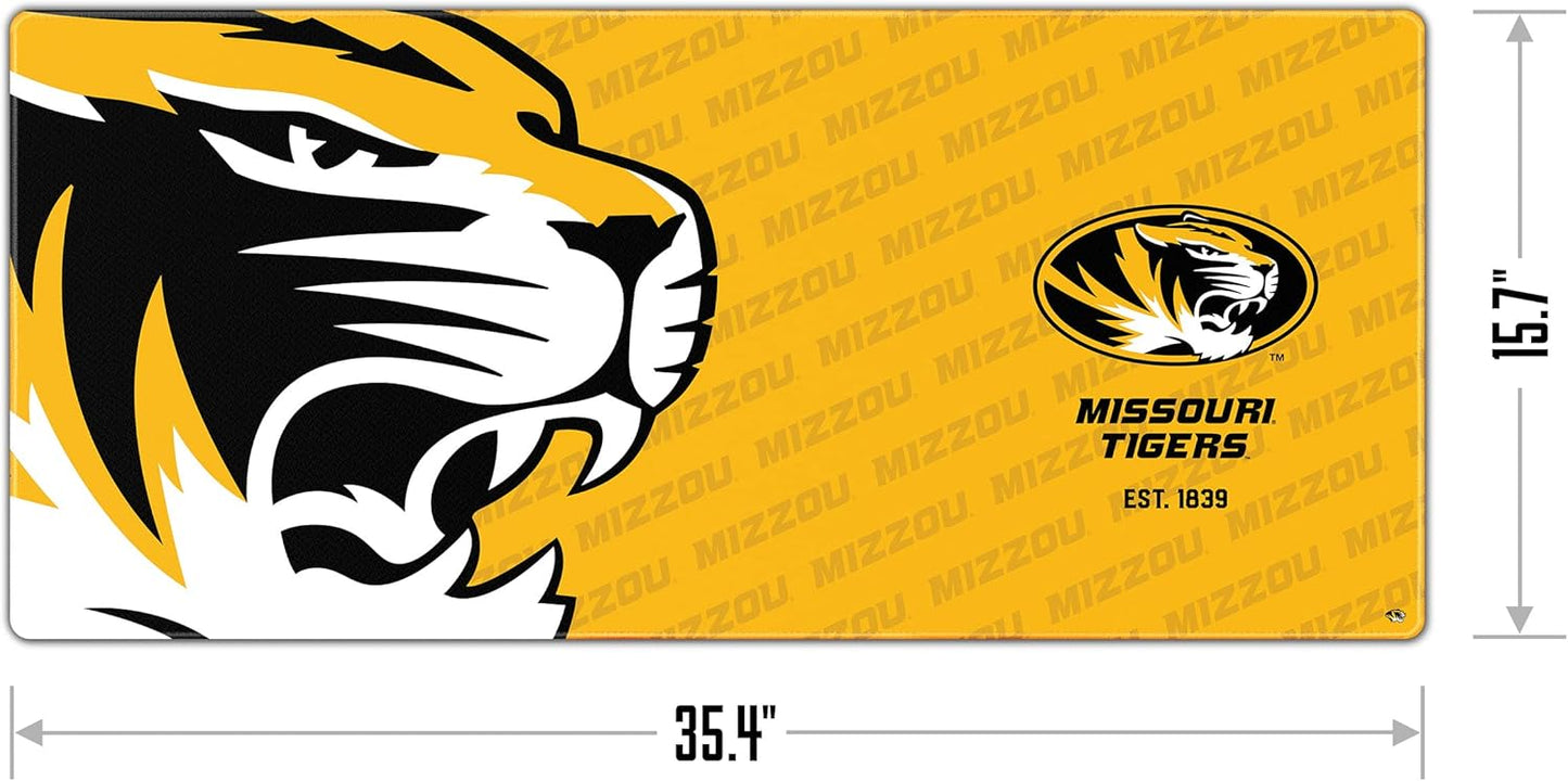 YouTheFan NCAA Missouri Tigers Logo Series Desk Pad