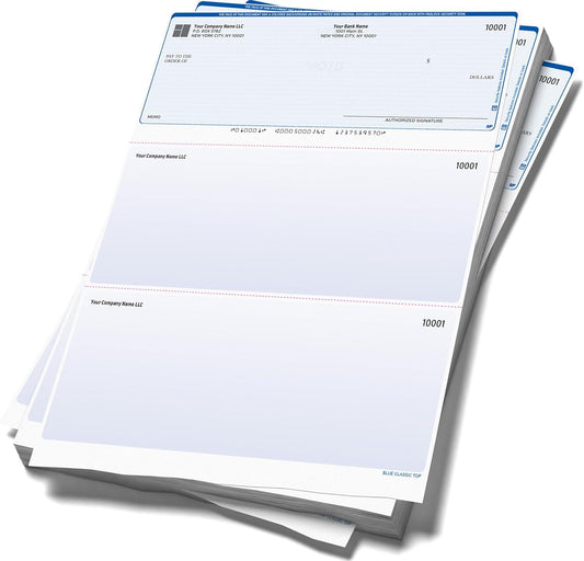 Computer Checks Compatible W/QB Check On Top [250 Sheets]