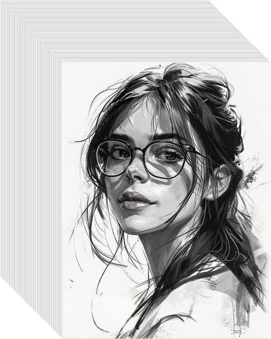 180 Sheets Sketch Paper, 9" x 12" Acid Free Artist Art Easel Drawing Painting Writing Sketching Book Paper Bulk, Study Essentials College Office School Supplies for Kids Students Adults Beginners